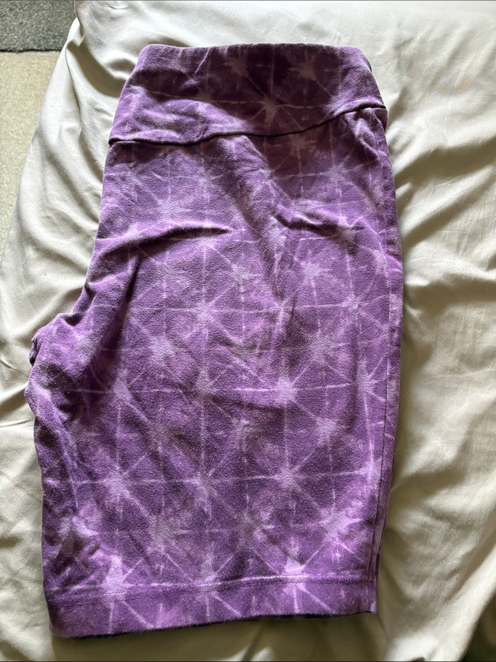 Terra & Sky Purple Tie-Dye Women’s Shorts